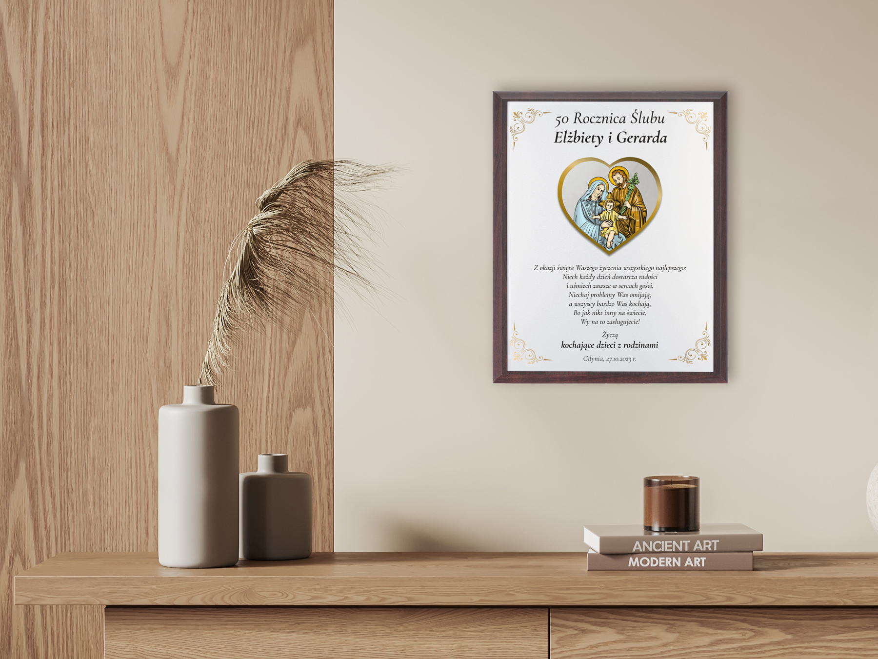 Two,Posters,On,Wall.,3d,Rendering