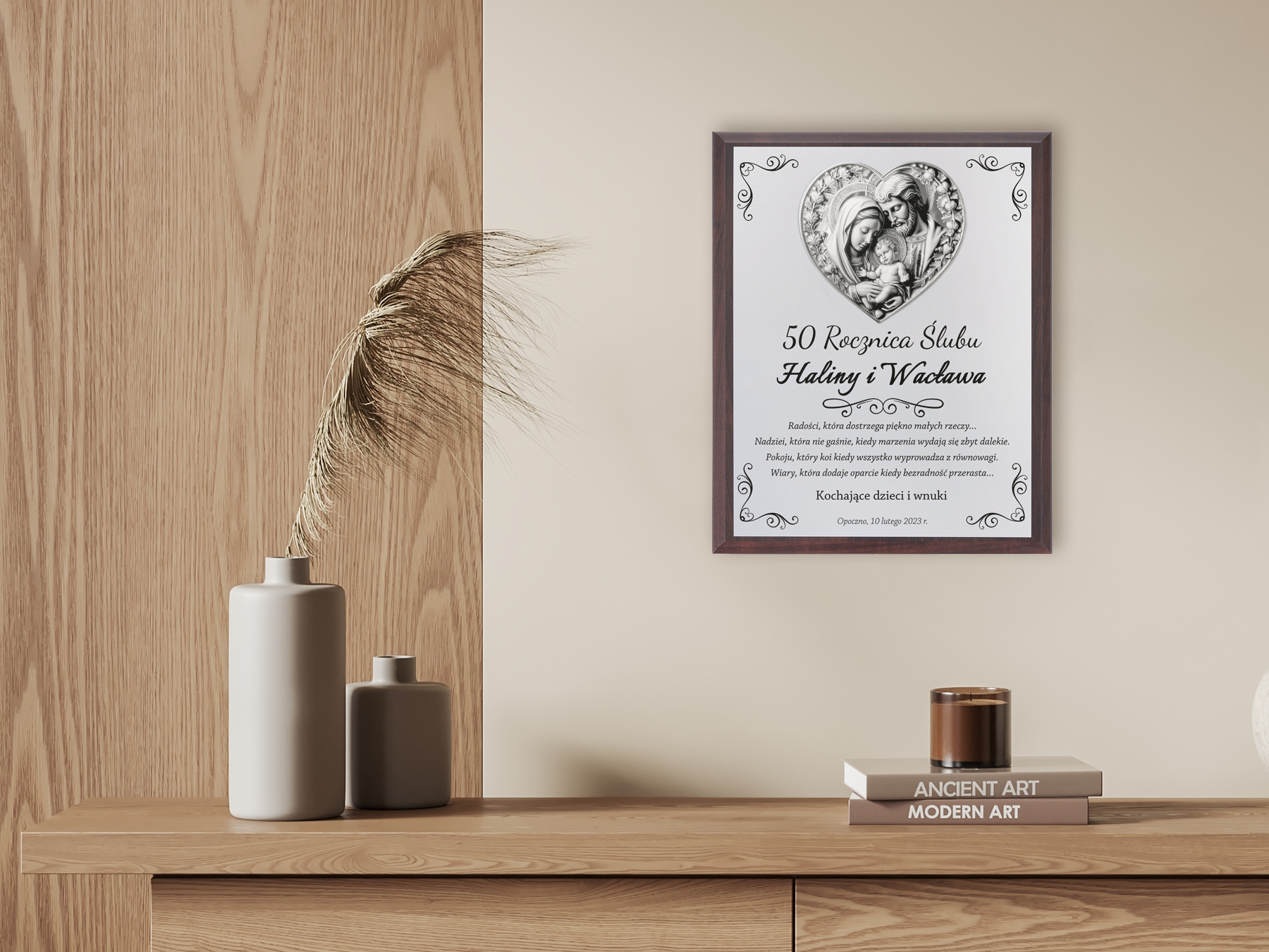 Two,Posters,On,Wall.,3d,Rendering